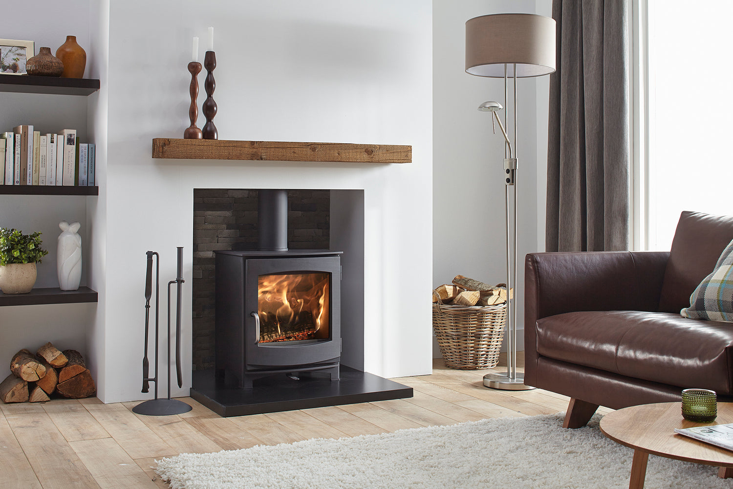 Dik Geurts Ivar 5 Low wood burning stove