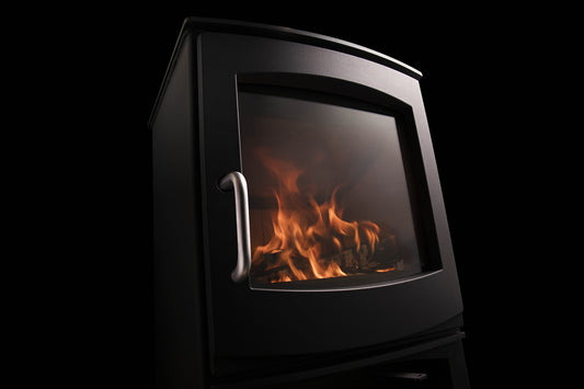 Dik Geurts Ivar 5 Low wood burning stove side view