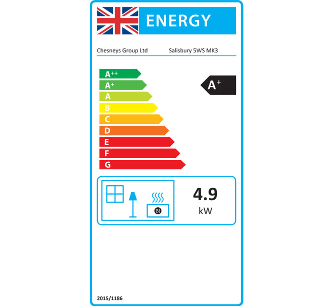 Chesneys Salisbury 5WS MK3 wood burning stove detail